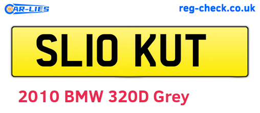 SL10KUT are the vehicle registration plates.
