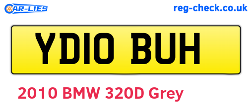YD10BUH are the vehicle registration plates.