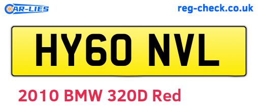 HY60NVL are the vehicle registration plates.
