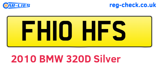 FH10HFS are the vehicle registration plates.