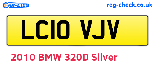 LC10VJV are the vehicle registration plates.