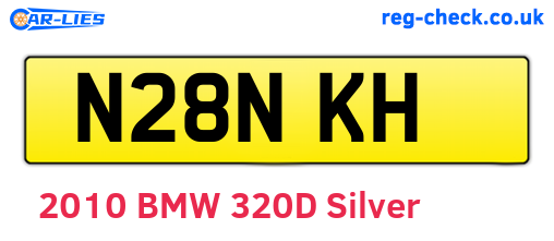 N28NKH are the vehicle registration plates.