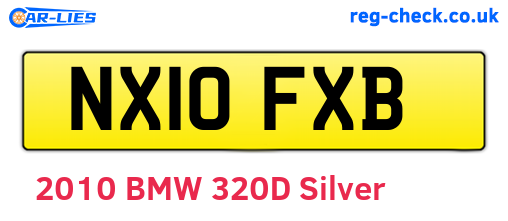 NX10FXB are the vehicle registration plates.