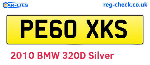 PE60XKS are the vehicle registration plates.