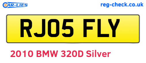 RJ05FLY are the vehicle registration plates.