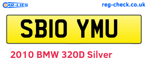 SB10YMU are the vehicle registration plates.