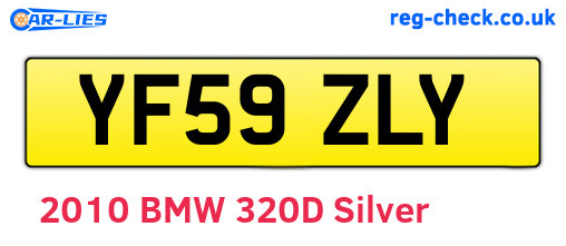YF59ZLY are the vehicle registration plates.