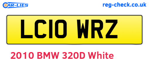 LC10WRZ are the vehicle registration plates.