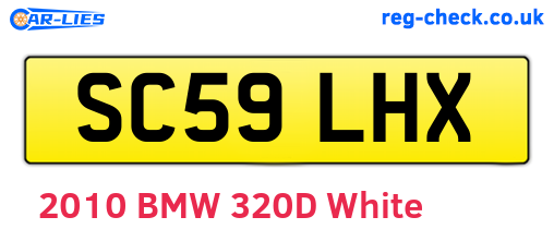 SC59LHX are the vehicle registration plates.