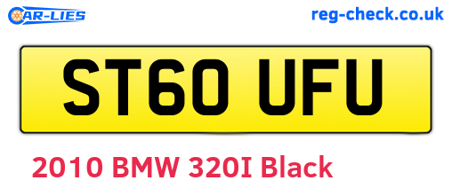 ST60UFU are the vehicle registration plates.