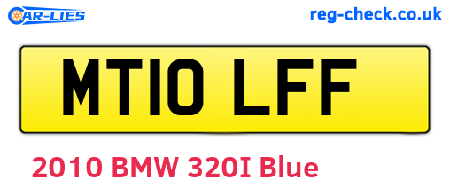 MT10LFF are the vehicle registration plates.
