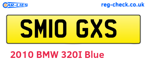 SM10GXS are the vehicle registration plates.