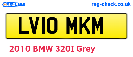 LV10MKM are the vehicle registration plates.