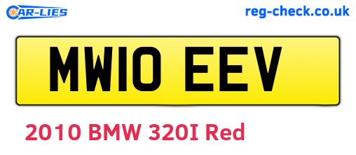 MW10EEV are the vehicle registration plates.