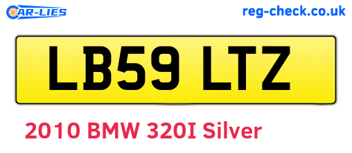 LB59LTZ are the vehicle registration plates.