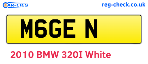 M6GEN are the vehicle registration plates.