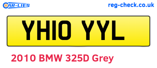 YH10YYL are the vehicle registration plates.