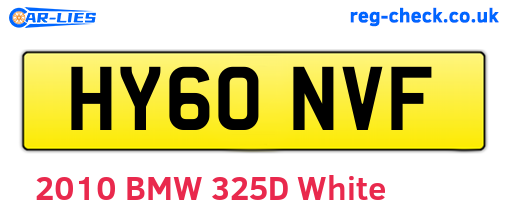 HY60NVF are the vehicle registration plates.