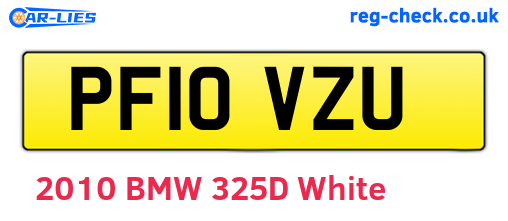 PF10VZU are the vehicle registration plates.