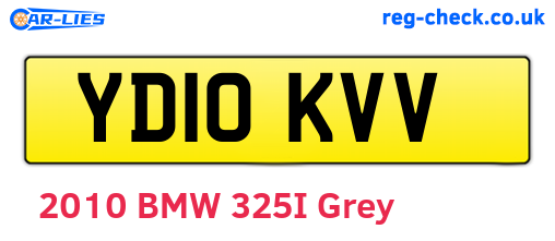 YD10KVV are the vehicle registration plates.