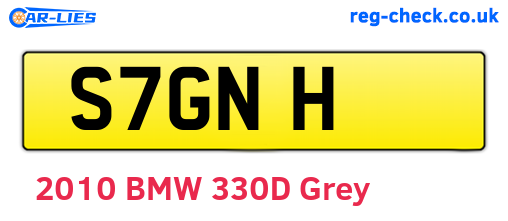 S7GNH are the vehicle registration plates.