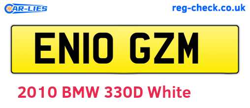 EN10GZM are the vehicle registration plates.