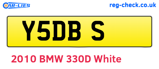 Y5DBS are the vehicle registration plates.