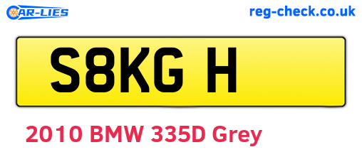 S8KGH are the vehicle registration plates.