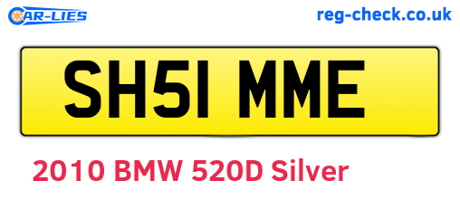 SH51MME are the vehicle registration plates.