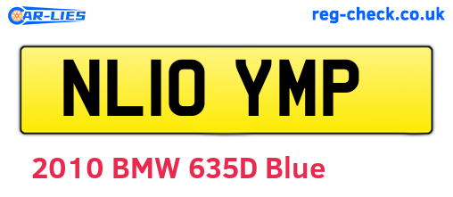 NL10YMP are the vehicle registration plates.