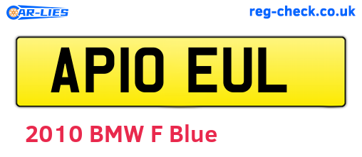 AP10EUL are the vehicle registration plates.