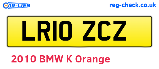 LR10ZCZ are the vehicle registration plates.