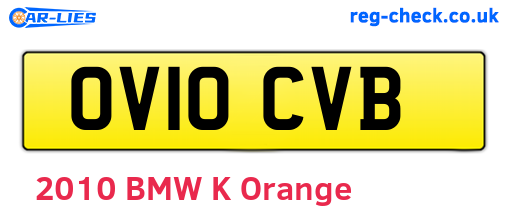 OV10CVB are the vehicle registration plates.