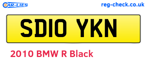 SD10YKN are the vehicle registration plates.