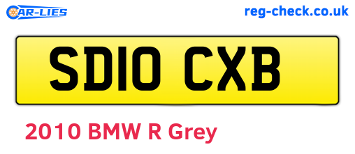 SD10CXB are the vehicle registration plates.