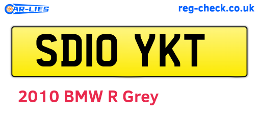 SD10YKT are the vehicle registration plates.