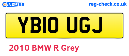 YB10UGJ are the vehicle registration plates.