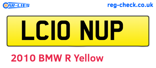 LC10NUP are the vehicle registration plates.