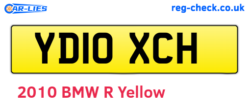 YD10XCH are the vehicle registration plates.
