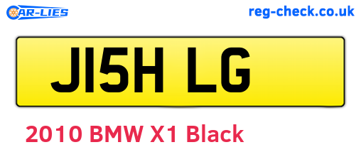 J15HLG are the vehicle registration plates.