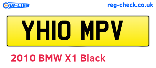 YH10MPV are the vehicle registration plates.