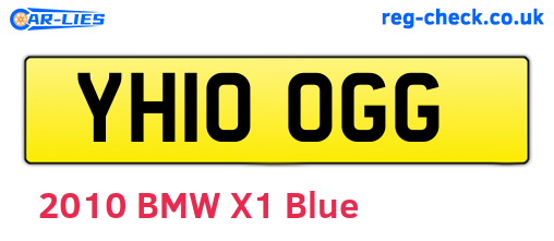 YH10OGG are the vehicle registration plates.