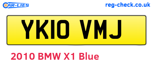 YK10VMJ are the vehicle registration plates.