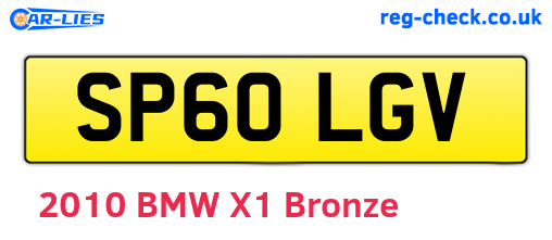 SP60LGV are the vehicle registration plates.