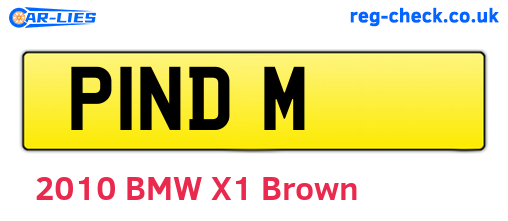 P1NDM are the vehicle registration plates.