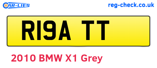 R19ATT are the vehicle registration plates.