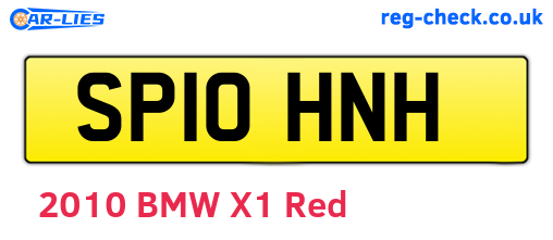 SP10HNH are the vehicle registration plates.