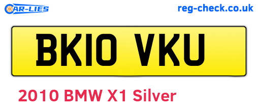 BK10VKU are the vehicle registration plates.