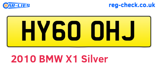 HY60OHJ are the vehicle registration plates.