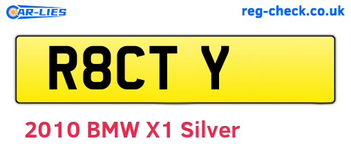 R8CTY are the vehicle registration plates.
